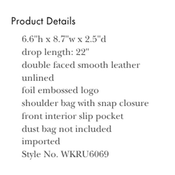 Kate Spade Zibbi Medium Flap Owl Navy Shoulder Bag - Picture 9 of 9